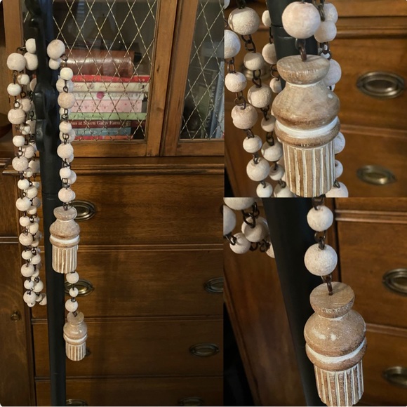 Wood & Metal Tassel Garland - Picture 5 of 9